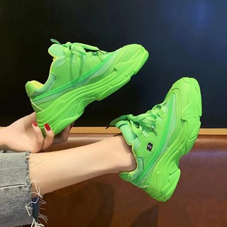 (PV010)Giày thể thao sneaker màu phản quang cá tính