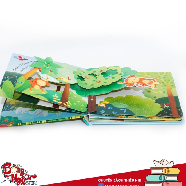 Sách Pop Up Jungle Usborne khu rừng 3D cho bé | WebRaoVat - webraovat.net.vn