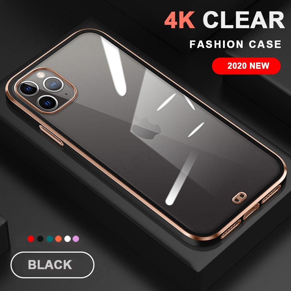 Ốp điện thoại Silicon TPU trong suốt cao cấp cho iPhone 12 11 Pro Max 12 Mini 11Pro 12Pro X XS Max | BigBuy360 - bigbuy360.vn