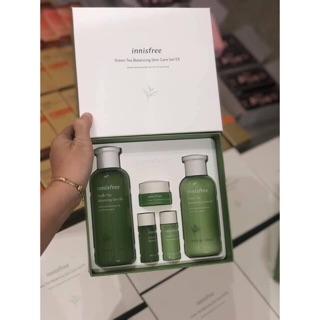 [ Mẫu mới 2019 ]Bộ dưỡng trà xanh Innisfree Green Tea Balancing Skin Care Set