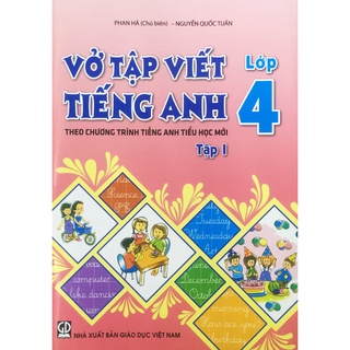 Sách - vở tập viết tiếng anh 4/1