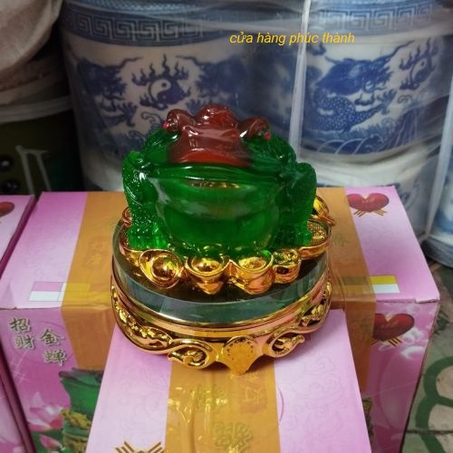 Cóc Thiềm Thừ xanh xoay