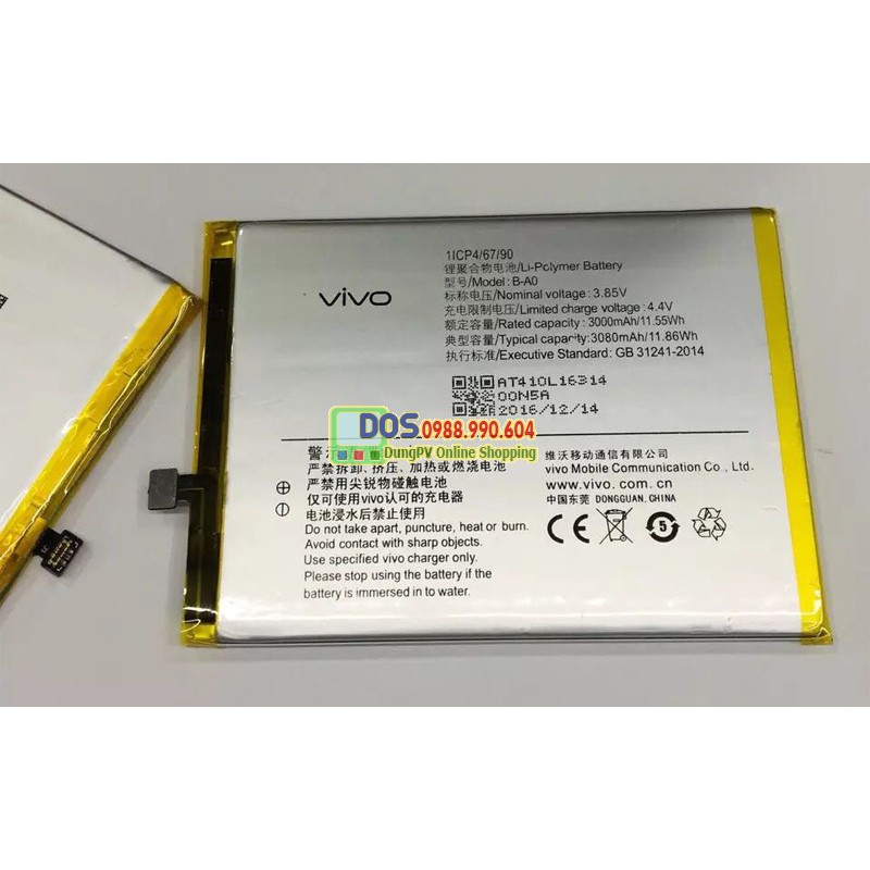 Pin điện thoại vivo v3 max chính hãng