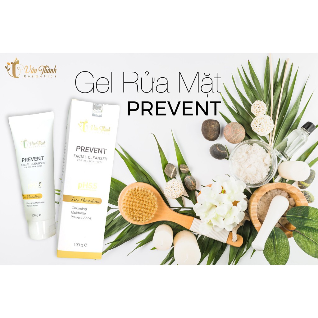 [CHÍNH HÃNG] Sữa Rửa Mặt Dưỡng Ẩm Prevent, dạng gel, Gel Rửa Mặt Dưỡng Trắng, Dịu Nhẹ, Sạch Sâu, Cân Băng Độ Ẩm, PH 5.5