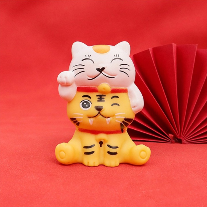 đồ trang trí bánh [FREESHIP❤️] tượng hổ con trang trí bánh kem