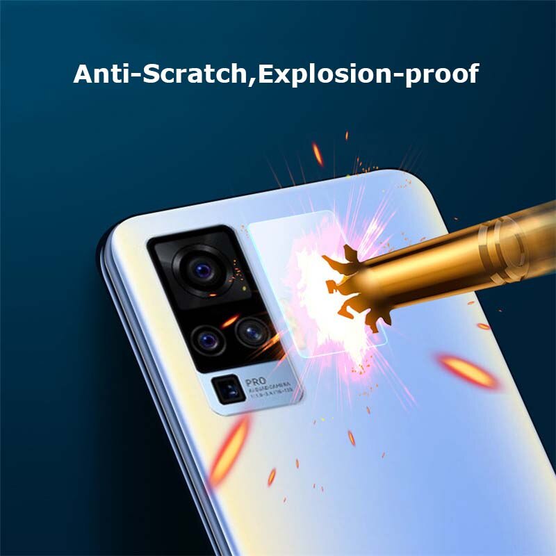 Kính cường lực 9h bảo vệ camera sau chắc chắn cho Vivo X60 X60T X60S X70 Pro Plus