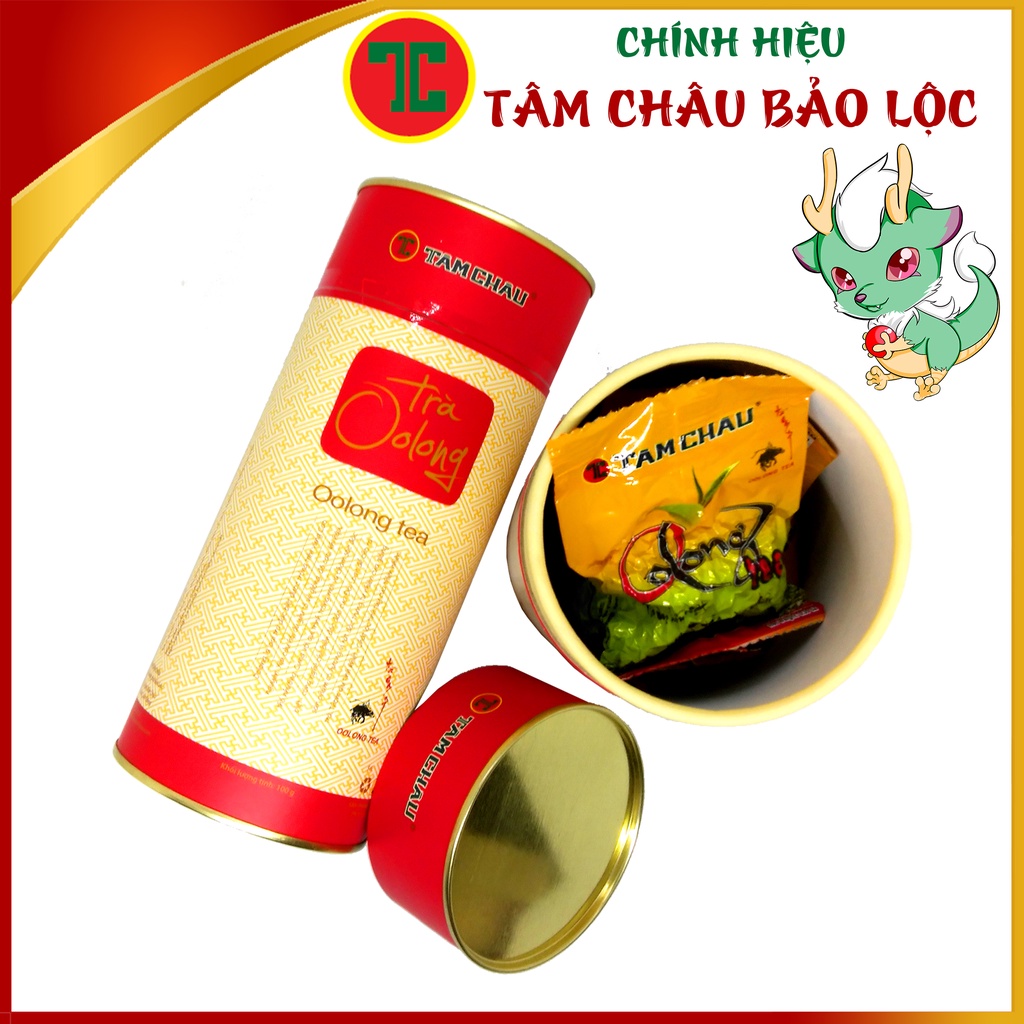 Oolong Lon Giấy 100G Cao Cấp - Chính hiệu TÂM CHÂU BẢO LỘC