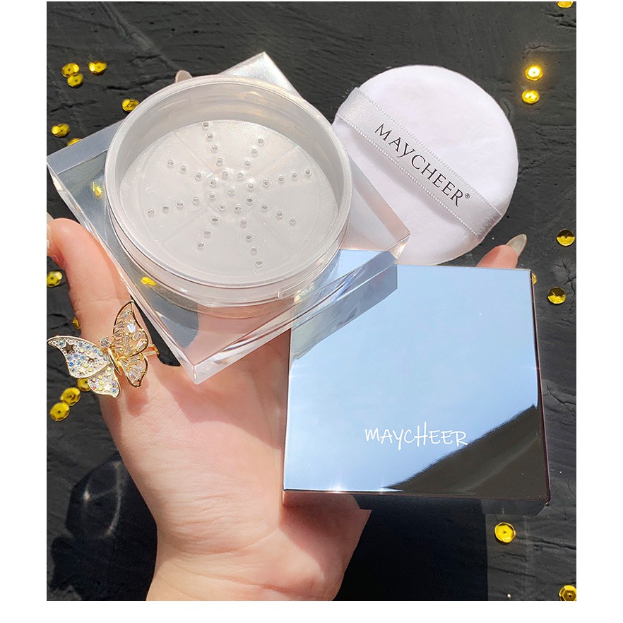 🌈🍒🍊 Phấn Phủ Bột Maycheer Cao Cấp Fullbox Kiềm Dầu Che Khuyết Điểm Giúp Da Mịn Màng Giữ Lớp Trang Điểm Đẹp Tự Nhiên