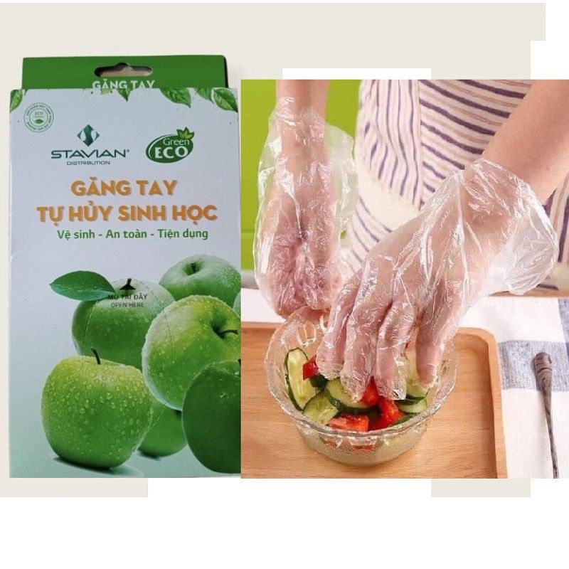 Găng Tay Tự Hủy Sinh Học eco green