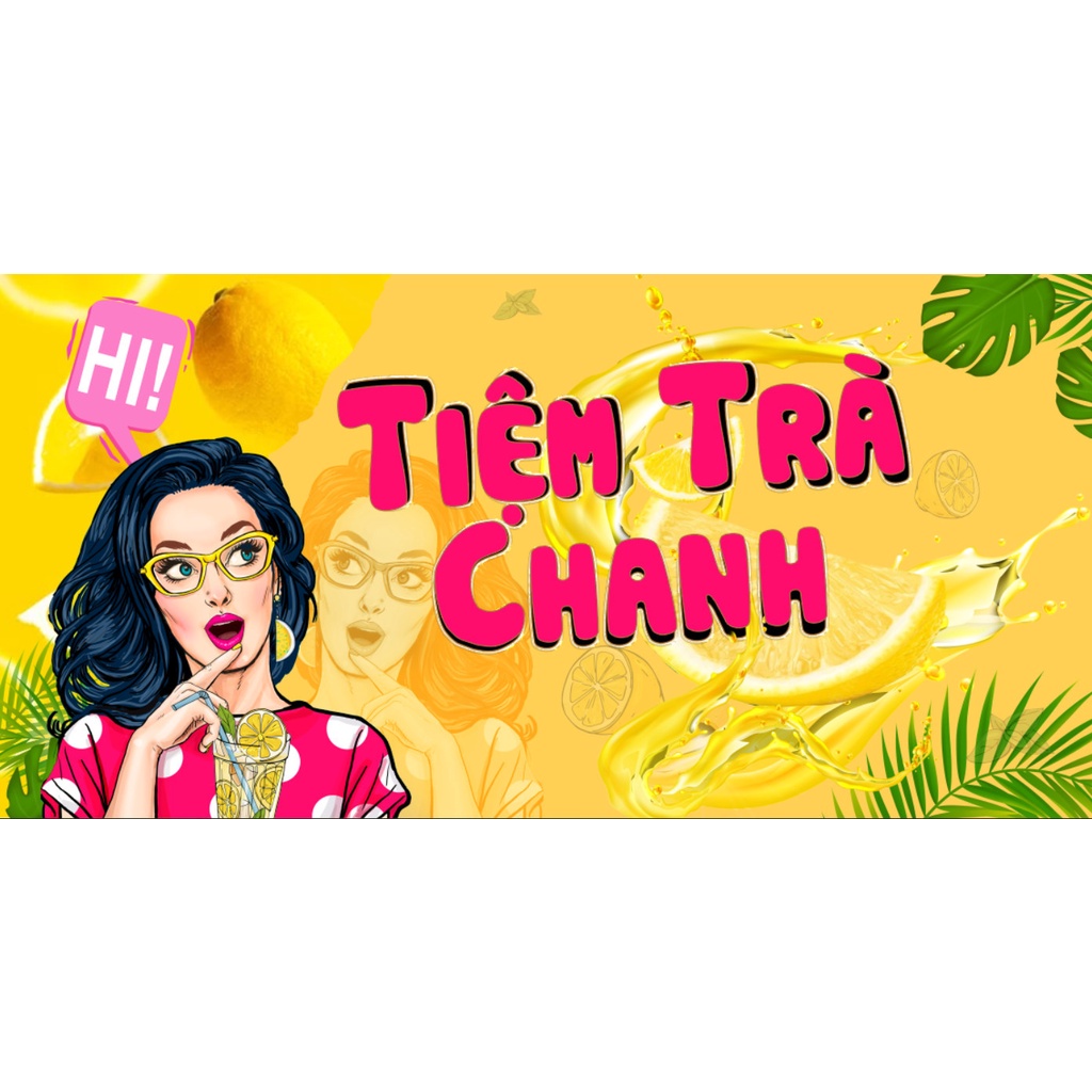 Tranh dán tường Quán Cafe, Trà Sữa, Trang Trí Cửa Hàng 3D mẫu hot