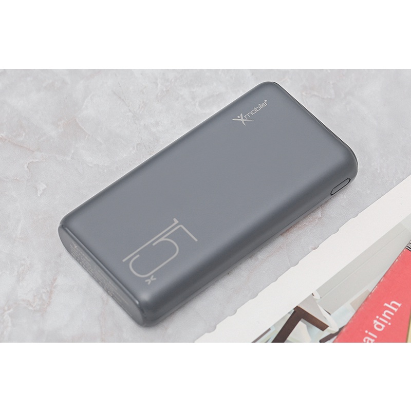 Pin sạc dự phòng 15.000mAh Xmobile PJ JP200 Type C Polymer 15000mAh - Hàng qua sử dụng
