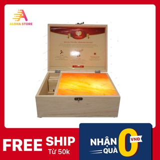 #221 Đá Muối Massage Himalaya   Món Quà Sức Khỏe ( mặt cong) HN5099 Cao Cấp- Phân Phối Chính Thức