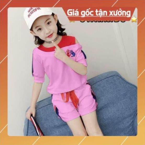Quần áo trẻ em,đồ bộ em bé - Đồ bộ xuất Hàn cho bé gái 12-22kg chất cotton co giãn, mát