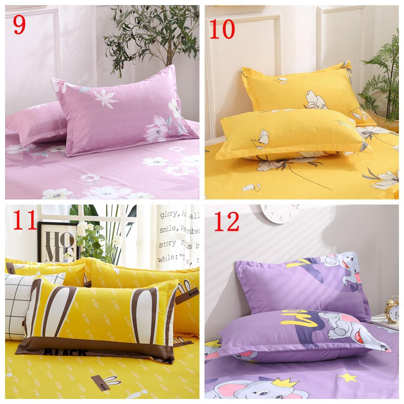 Pillowcase Polyester Pilow Pillowcase Simple And Comfortable Home Pillow (pair)