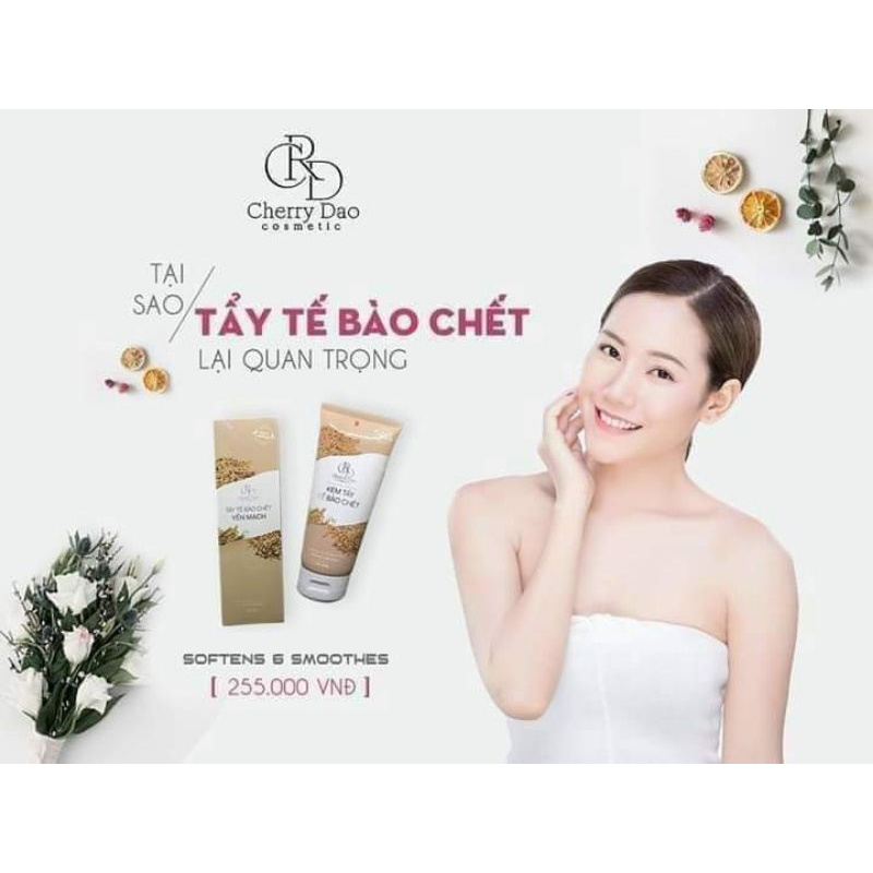 làm sạch sâu lỗ chân lông,mịn dần trắng da,giữ ẩm da,hấp thụ kem tốt  tẩy tế bào chết lúa mạch CRD