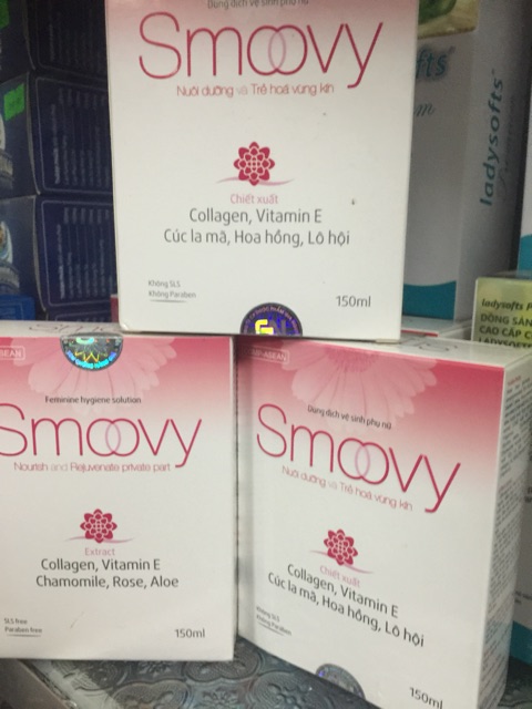 Dung dịch vệ sinh phụ nữ Smoovy ( chai 150 ml )