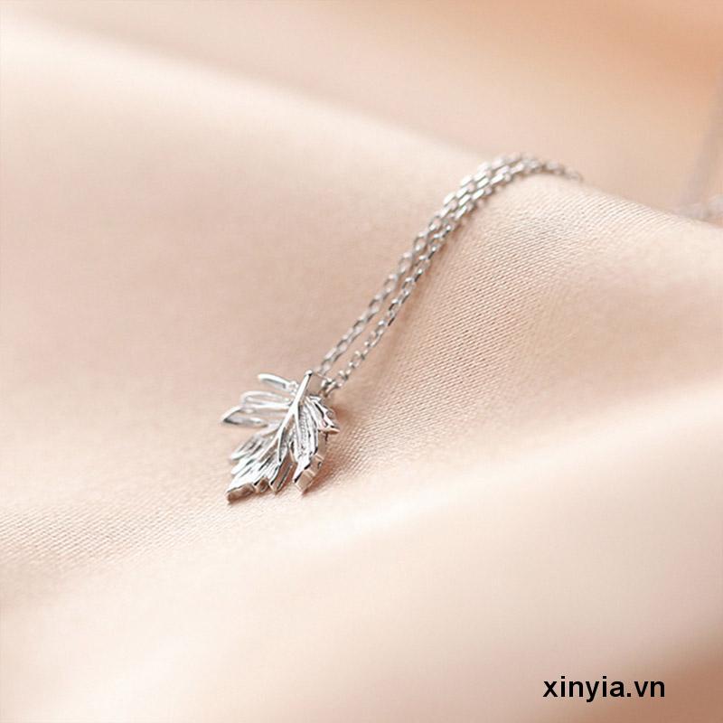 Vòng cổ Mặt Hình Lá Phong Sang Trọng Cho Nữ