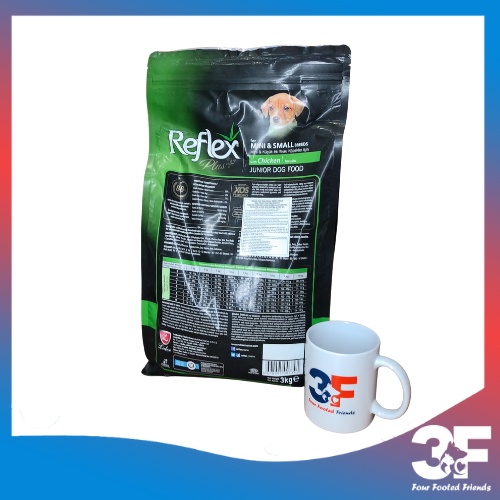 Thức Ăn Hạt Chó Reflex Plus Mini &amp; Breeds Vị Gà Cho Chó Con Bao 3Kg