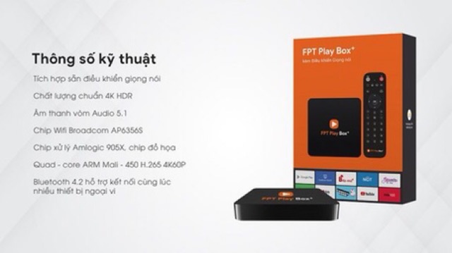 FPT Play Box 2020 + Tặng voice Remote