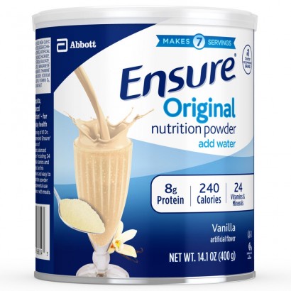 Sữa bột Ensure Original Nutrition Powder hộp 397g của Mỹ. hsd tháng 6/23
