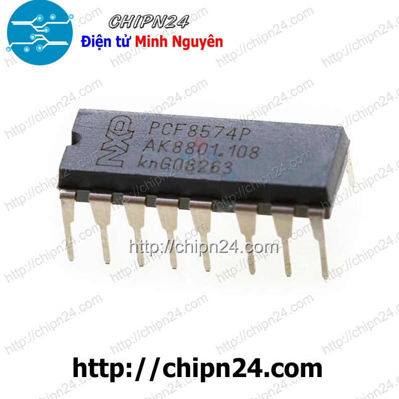 [1 CON] IC PCF8574 DIP-16 (PCF8574AP PCF8574P 8574)