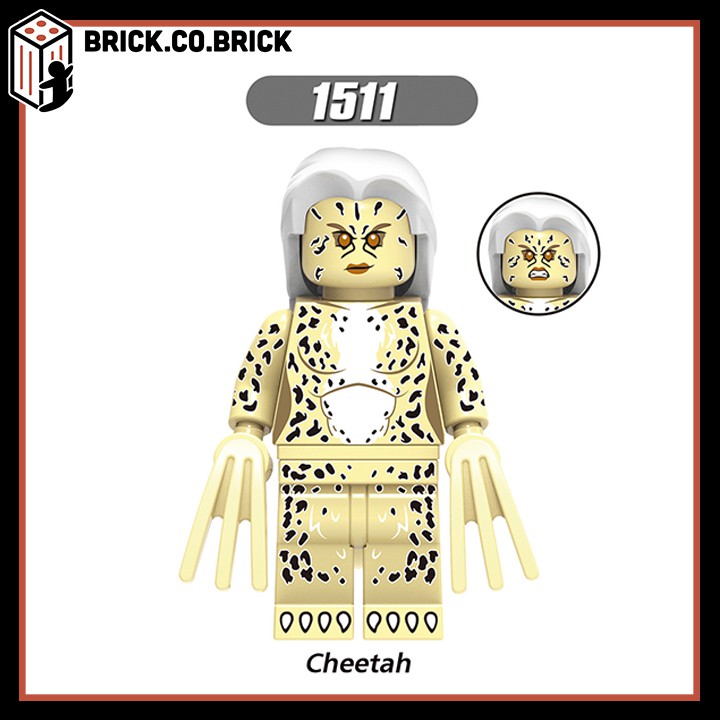 X0288 - Đồ chơi lắp ráp minifigures và nonlego - Nhân vật Wonder Woman- Nữ thần chiến binh- Diana Prince, Cheetah,Steve