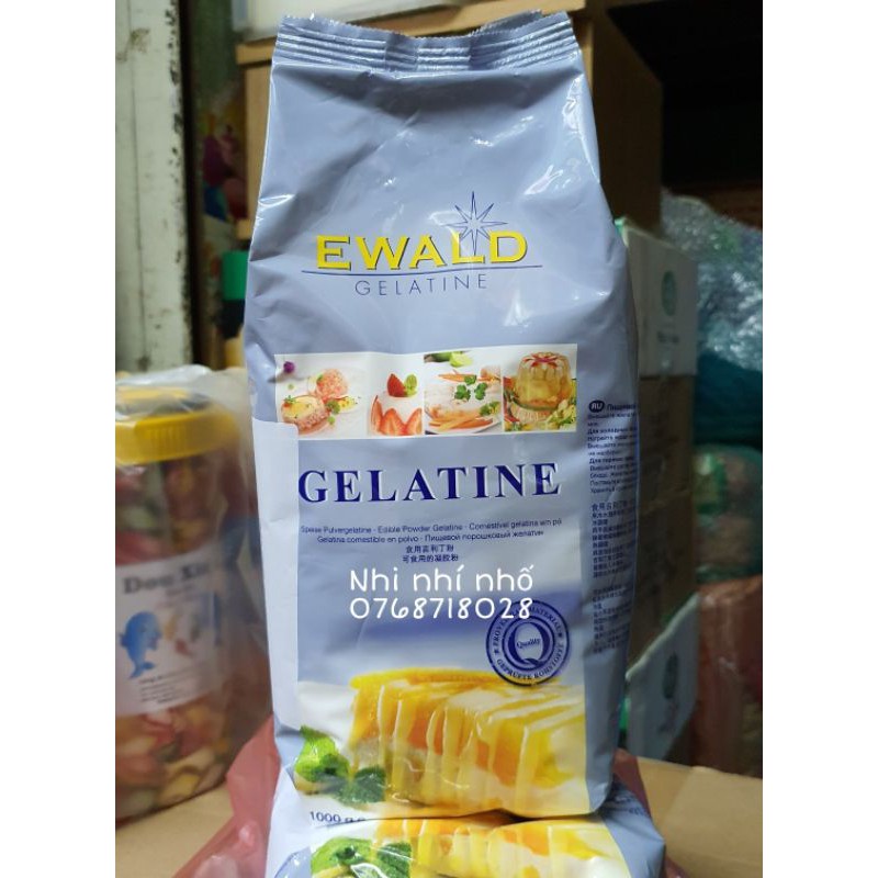 BỘT GALATIN EWALD 1KG