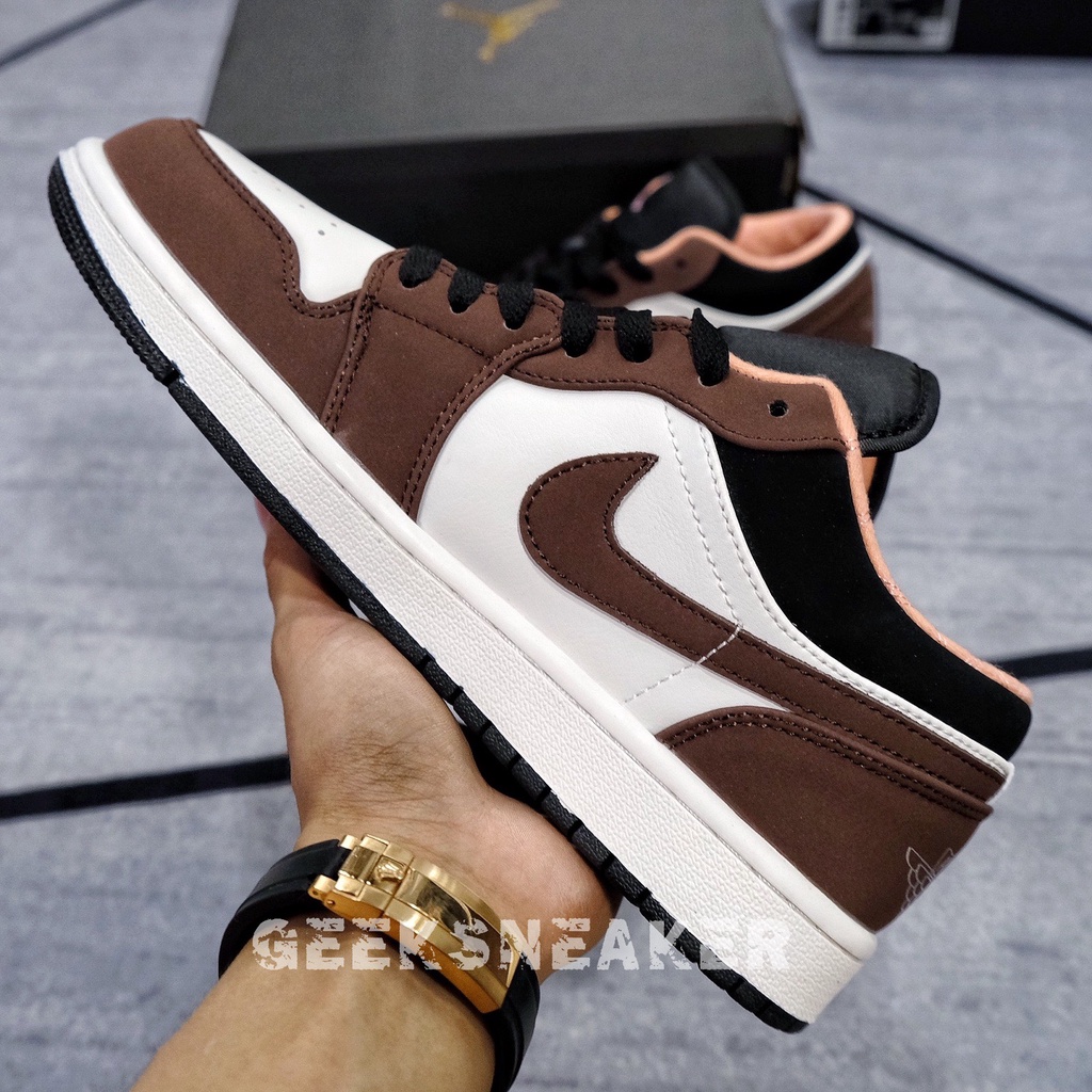 [GeekSneaker] Giày Sneaker Jordan 1 Low " Mocha Brown " | BigBuy360 - bigbuy360.vn