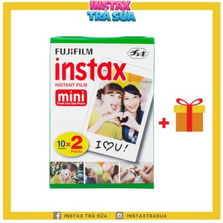 INSTAX MINI FILM - Viền Trắng - Giấy in cho máy ảnh lấy liền Instax Mini Fujifilm - Chính hãng Nhật DATE CAO