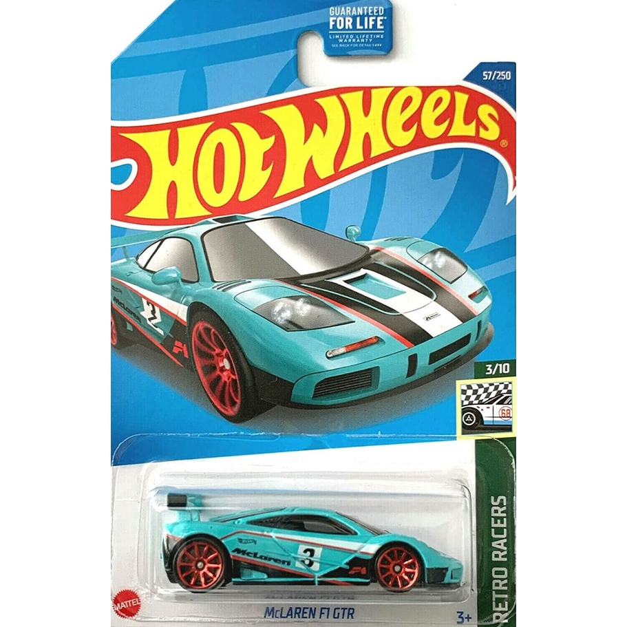 Xe Hotwheels Siêu Xe McLaren F1 GTR (Mẫu 2022, Card Mỹ)