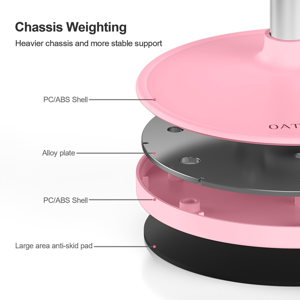 Giá Đỡ Điện Thoại Để Bàn Xoay 360 Độ Hình Tai Thỏ Dễ Thương° Giá Đỡ Quay Tiện Dụng Cho Người Lười