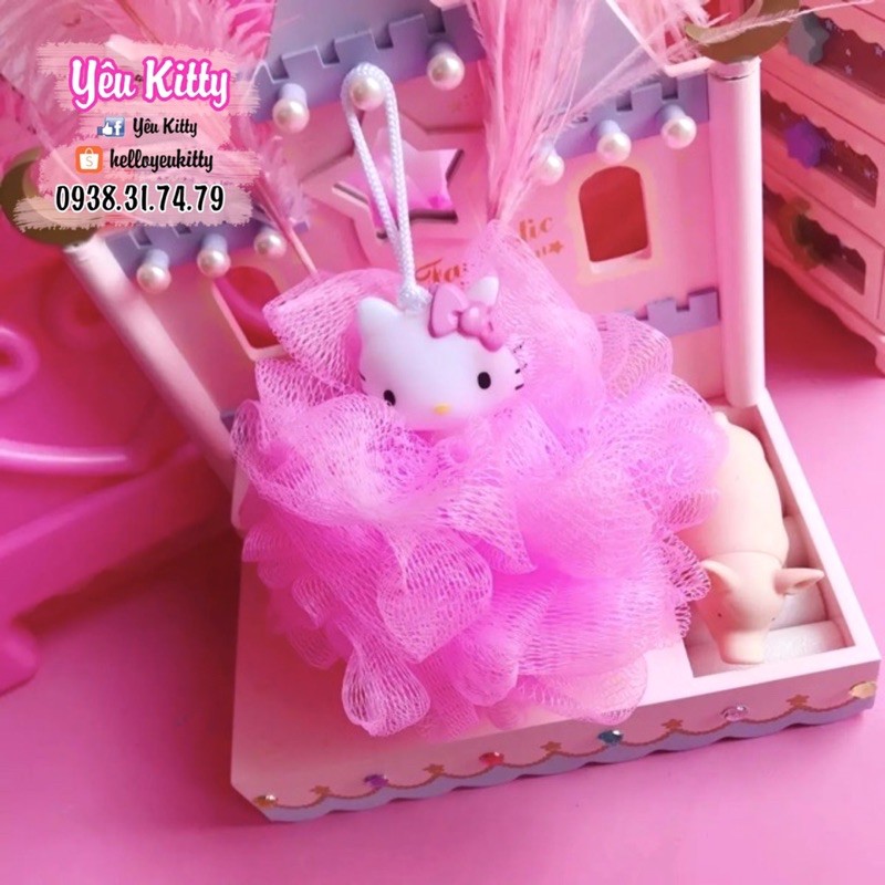 BÔNG TẮM 3D HELLO KITTY