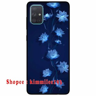 Ốp Lưng Dành Cho Samsung A51, Samsung A71 Sen Xanh