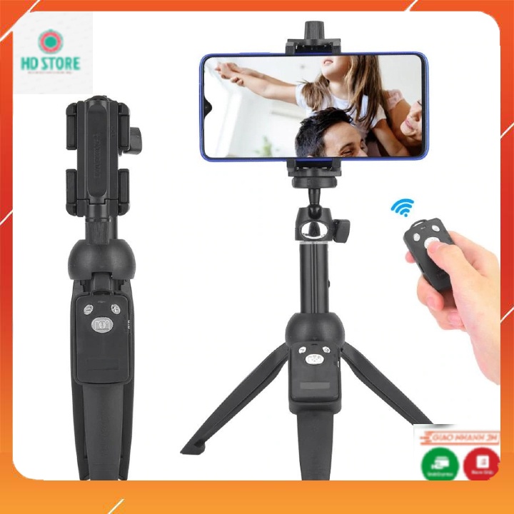 Gậy Tự Sướng Yunteng YT-9928 Kiêm Tripod Đa Năng Có Remote Bluetooth - Gậy Chụp Hình Kiêm Tripod Chắc Chắn.