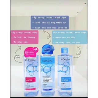 NƯỚC TẨY TRANG L'ORÉAL MICELLAR WATE 3 IN 1