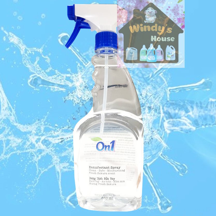 Dung Dịch Rửa Tay Khô On1 Hương Fresh Sakura 650ml