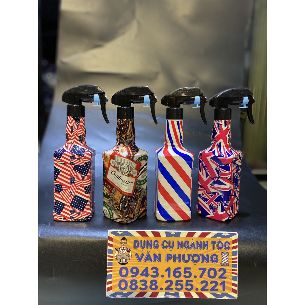 Bình xịt tóc barber