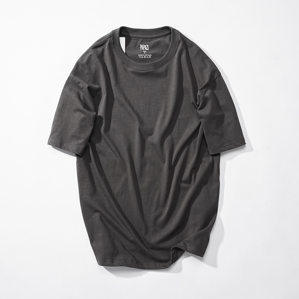 Áo thun nam fom rộng 100% cotton, co giãn 2 chiều , mát mịn , hàng cao cấp PAPAZI