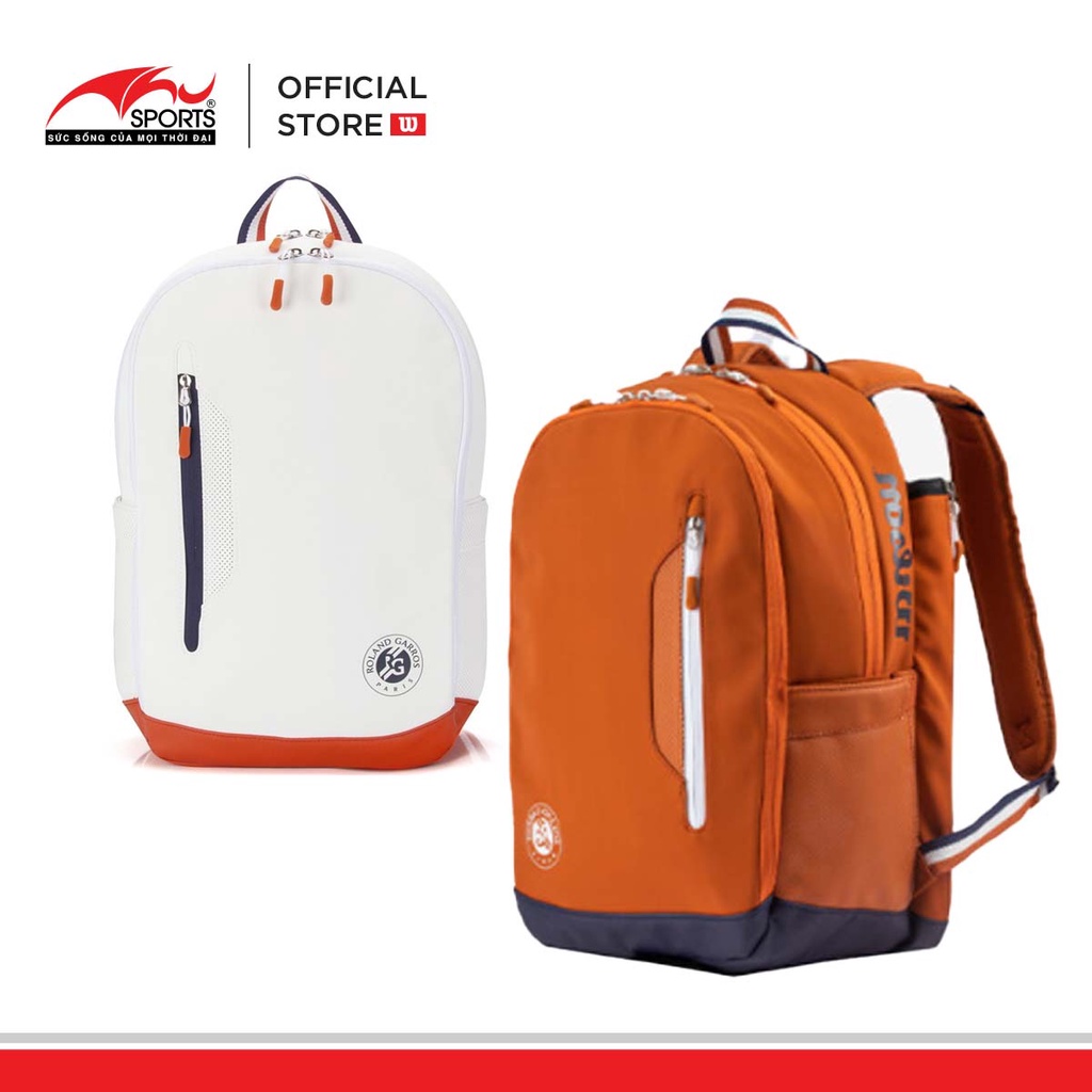 Balo thể thao WILSON ROLAND GARROS TOUR BACKPACK CLAY/Nav/Wh WR8006601001/WR8006602001