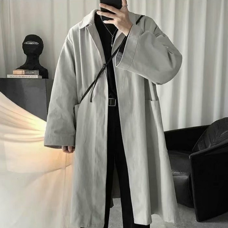 Chiếc áo mỏng Áo Sơ Mi Mỏng  Áo khoác tay dài cổ bẻ thời trang phong cách Hàn Quốc dành cho nam MàU đơN GiảN Unisex áO LớN KíCh ThướC đơN GiảN QuầN áO Nam GiớI