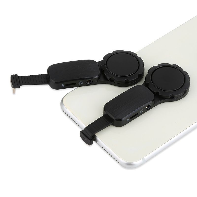 Bộ chuyển đổi tai nghe và dây sạc có giá đỡ điện thoại,,,,