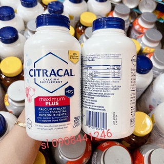 Calcium Citracal Mỹ hộp 280 viên