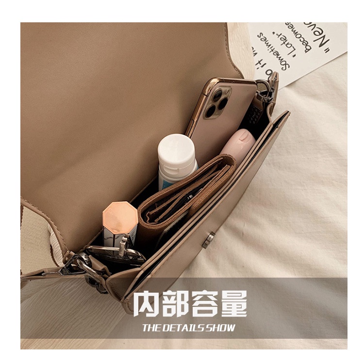 Túi Đeo JASMIN NOIR Chéo Da PU Hình Yên Ngựa Thiết Kế Đơn Giản Cho Nữ