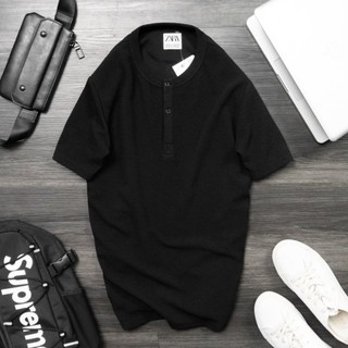 Áo Tshirt Henley đẹp lạ mắt