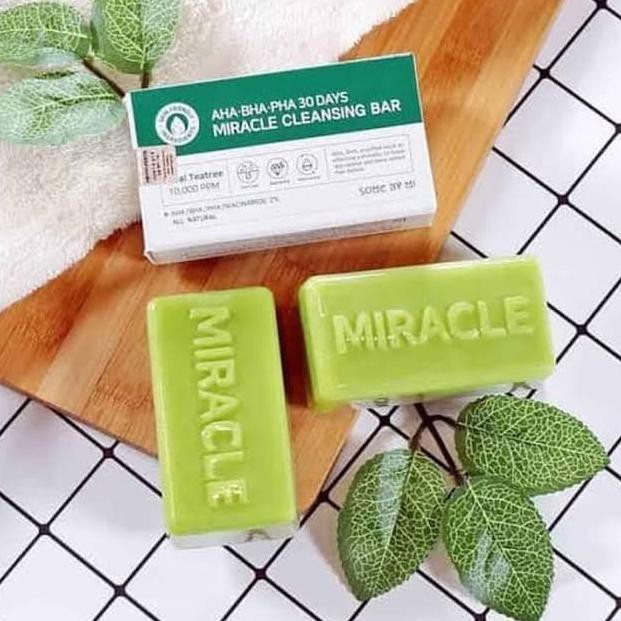 (Hàng Mới Về) Xà Phòng Mini Some By Mi Miracle Soap Bar 30gr