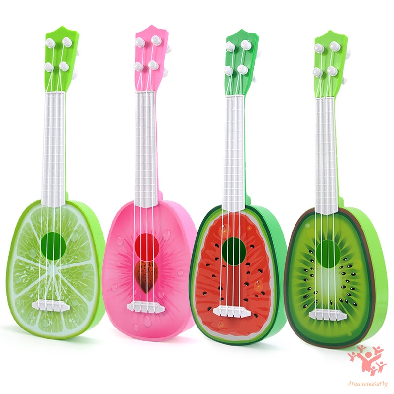 Đàn Ukulele Họa Tiết Trái Cây Hoạt Hình Cho Bé