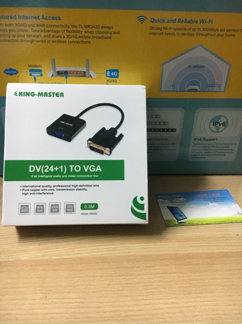 Cổng chuyển dvi sang vga kingmaster