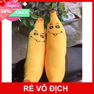 GẤU BÔNG GỐI ÔM HÌNH QUẢ CHUỐI SIÊU DỄ THƯƠNG CỰC ĐẸP - Hàng cao cấp size lớn 60CM