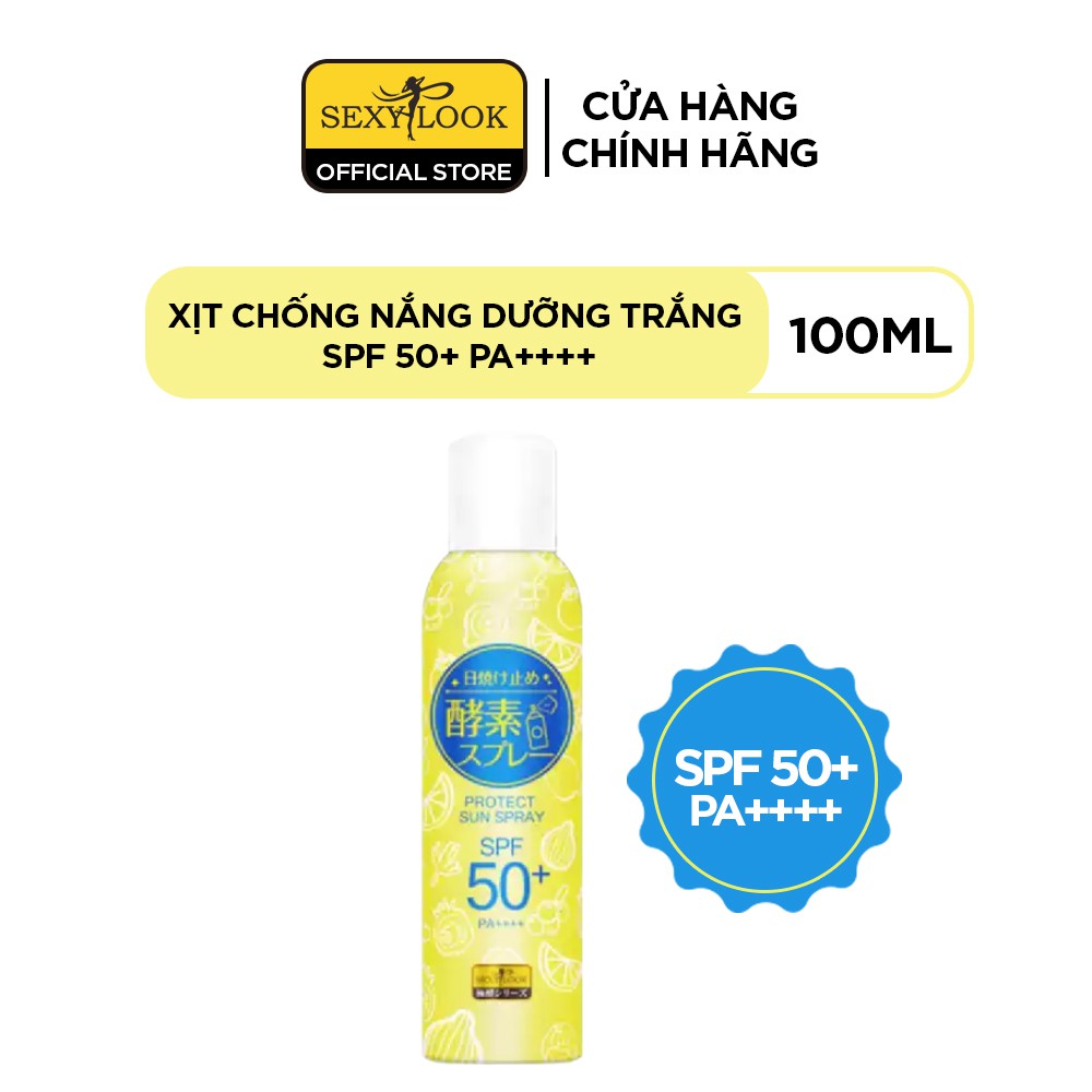 [Mã COSSXL19 giảm 10% đơn 199k] Xịt Chống Nắng Lên Men SEXYLOOK SPF50+ PA++++ 100ml