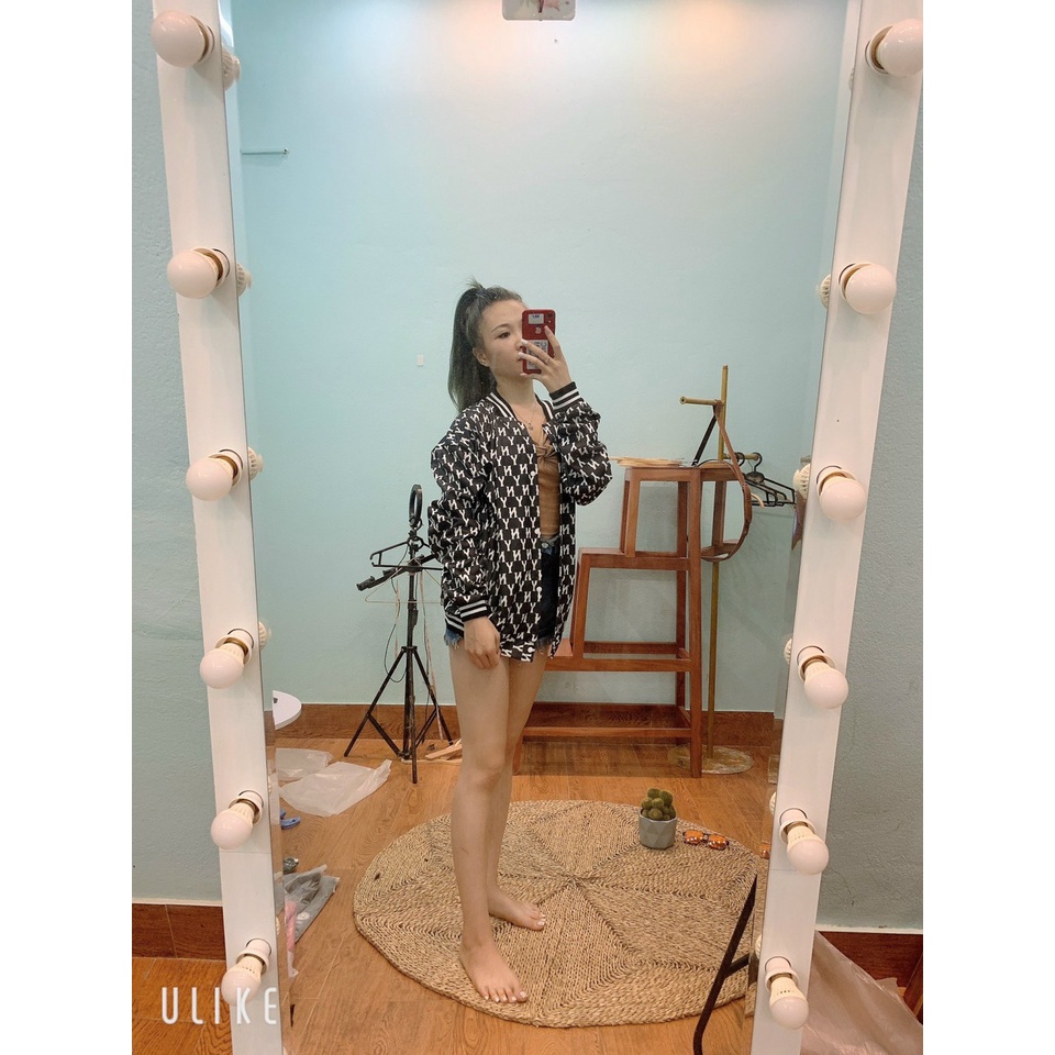 Áo khoác bomber nữ, bomber chữ NY siêu hot chất đẹp MAX ONLY